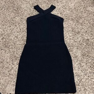 Aritzia Black Strapless Dress